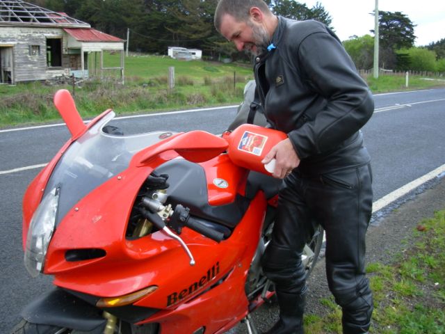 First Fuel stop in Tasmania